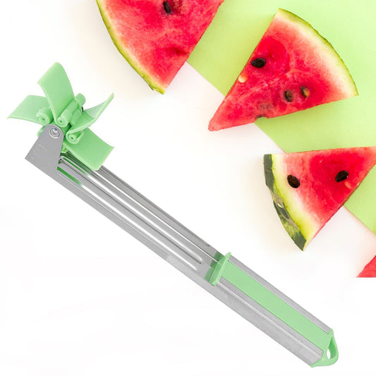 Stainless Steel Washable Watermelon Cutter Windmill Slicer Cutter Peeler for Home / Smart Kitchen Tool Easy to Use - infinityexculsivestore.com