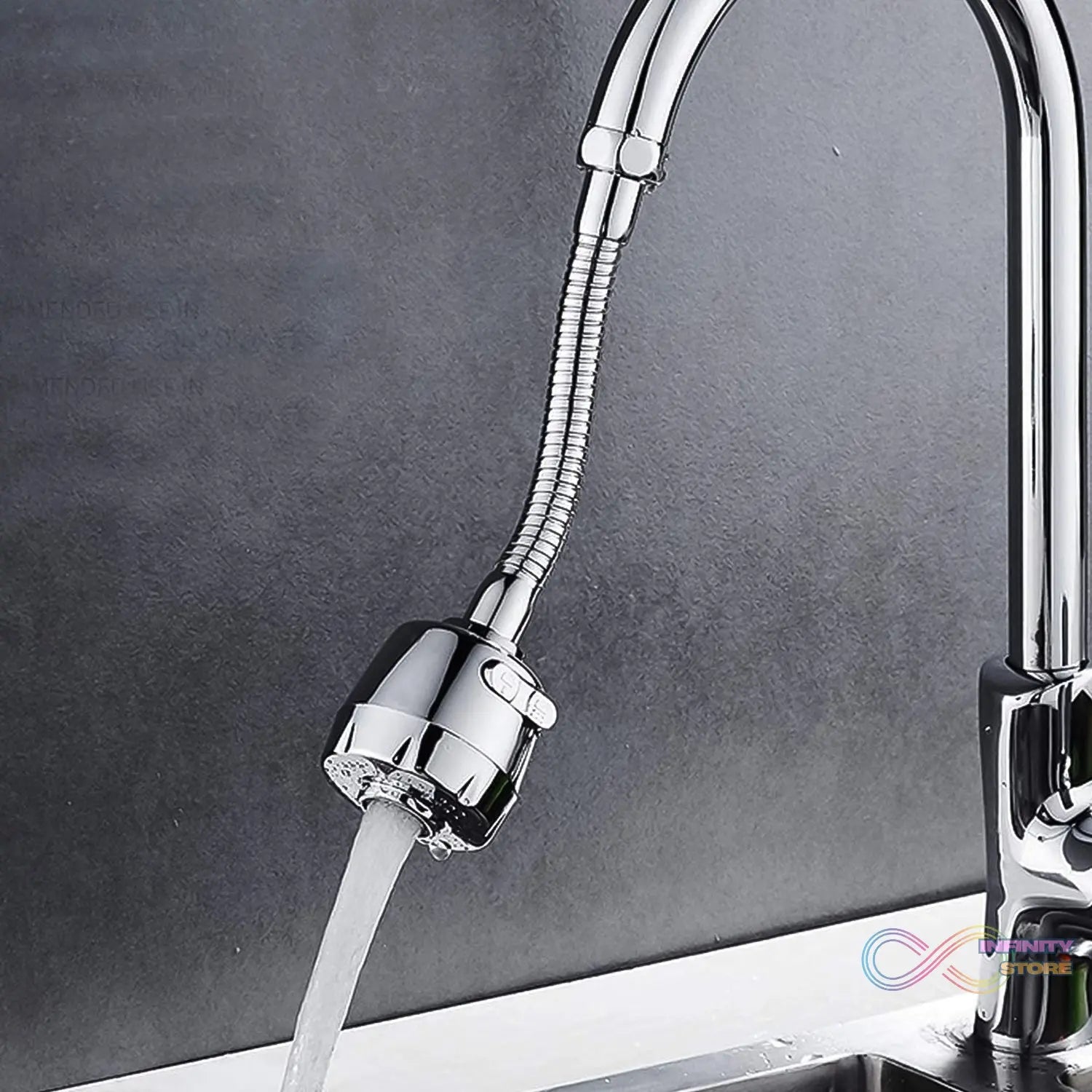 Stainless Steel Water Faucet Sprayer Head (1 Pc / 8 Inch) - infinityexculsivestore.com