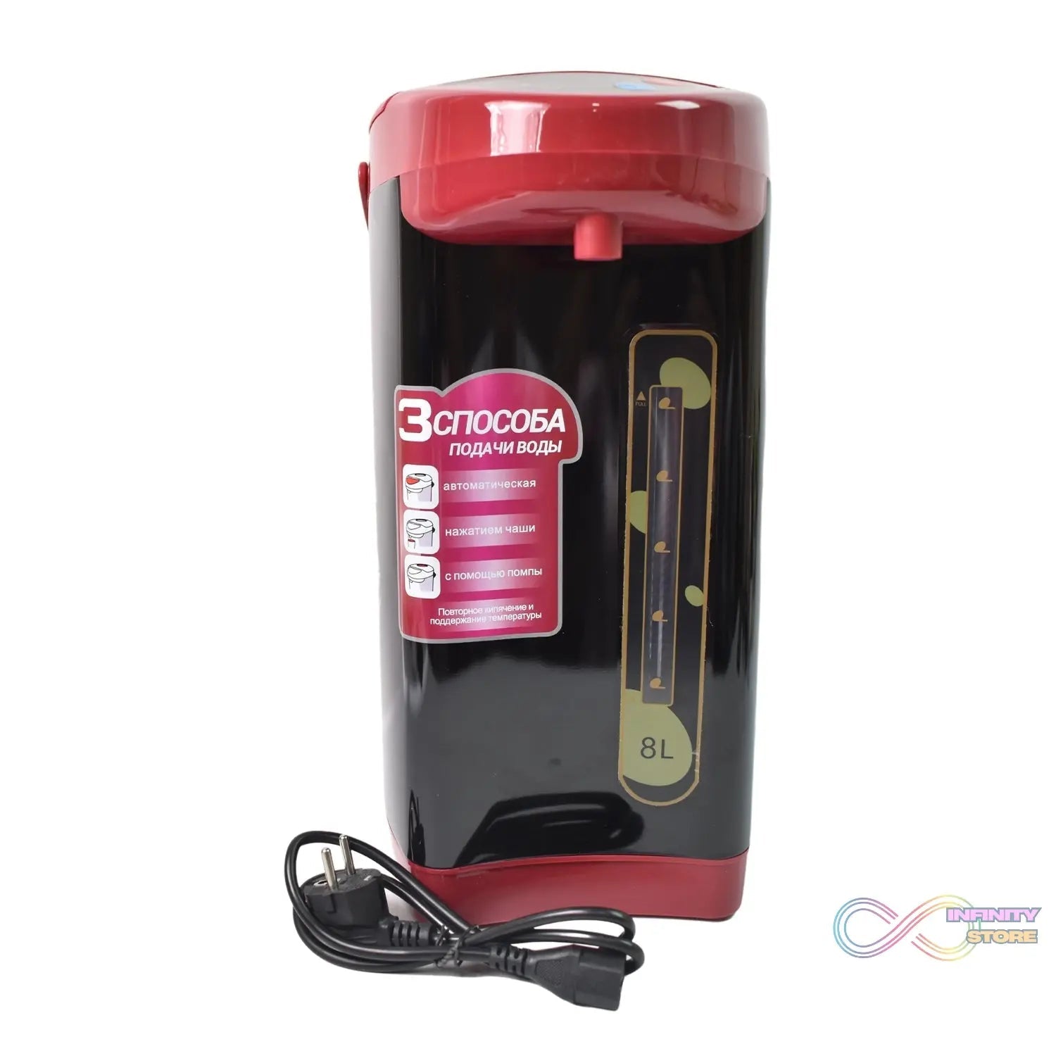 Stainless steel Electric Airport Thermos Kettle Thermo Pot, kettle (1000W / 8 Ltr.) - infinityexculsivestore.com