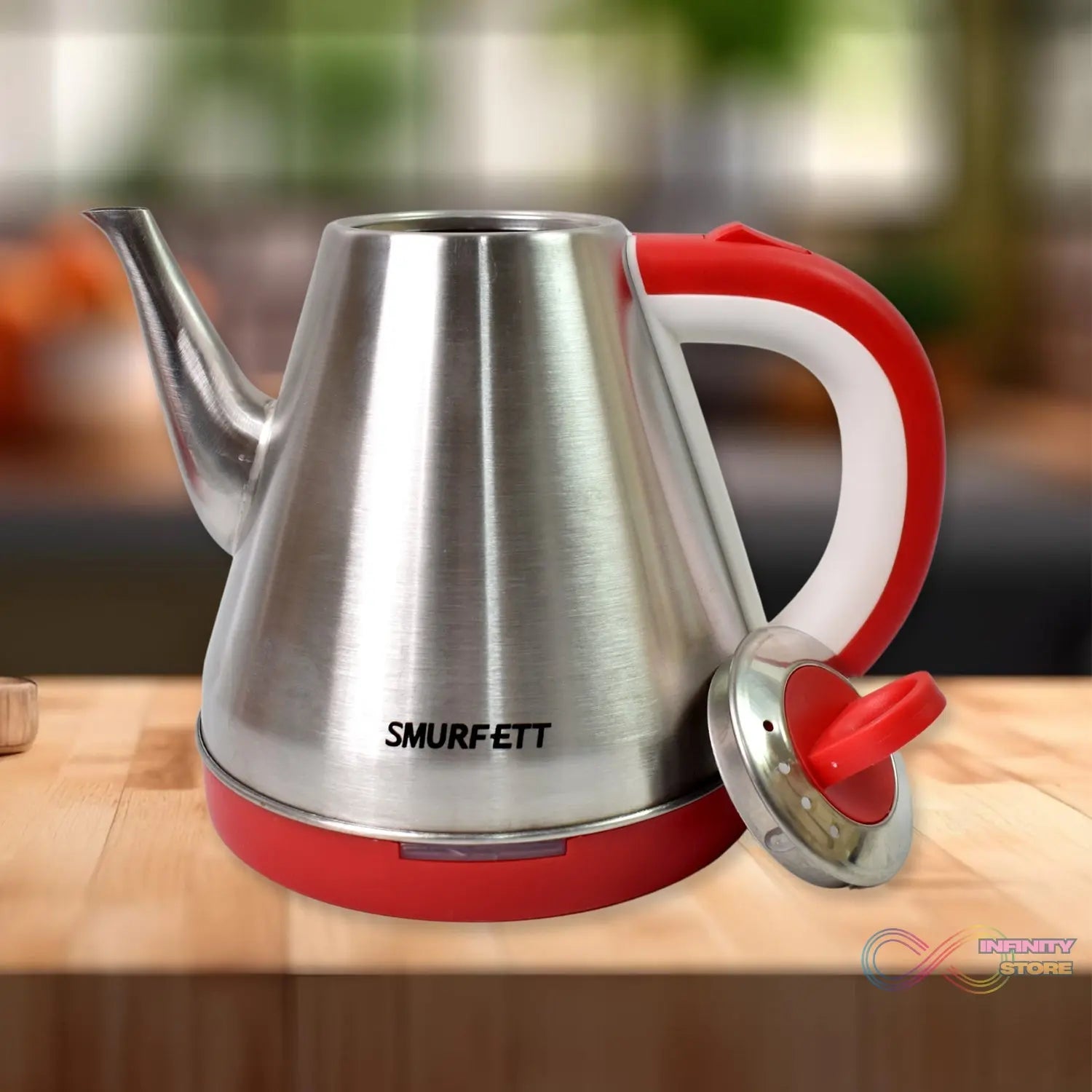 Stainless steel large capacity electric kettle (1500W / 1.5 Ltr.) - infinityexculsivestore.com