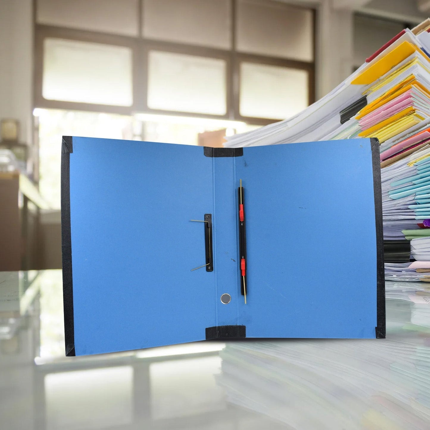 Standard file plastic clip, File Folder Paper Holder Documents File (35×26 Cm / 1 Pc / MOQ : - 4 Pc) - infinityexculsivestore.com