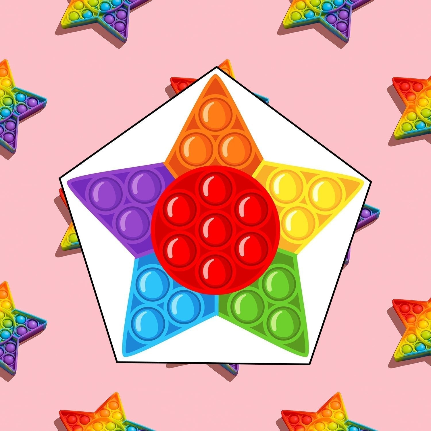 Star Fidget Toy and fidget tool Used for playing purposes and all, especially for kids. - infinityexculsivestore.com