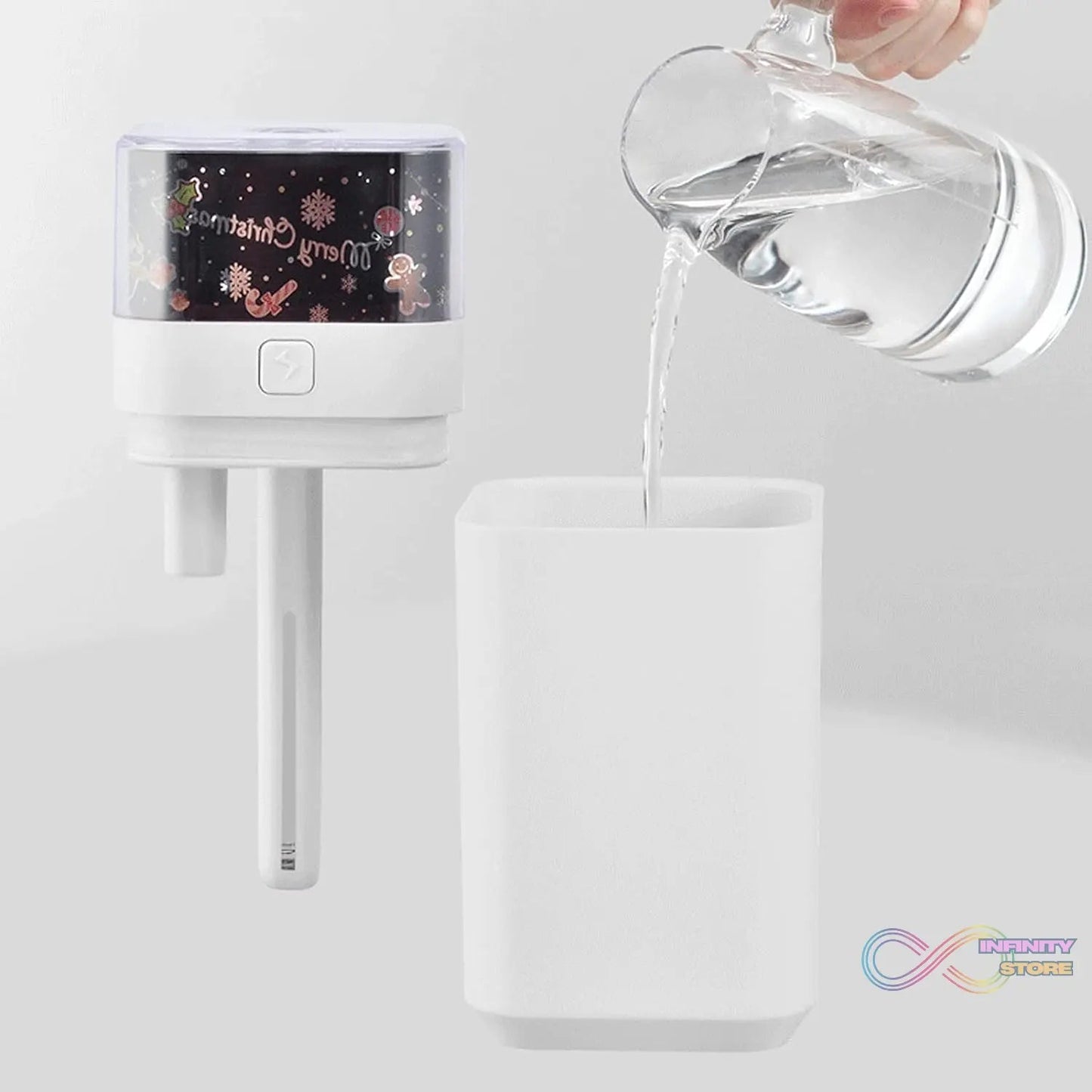 Star Night Light Projector Humidifier (300ml): Ultrasonic, LED Night Light, Kids Room - infinityexculsivestore.com