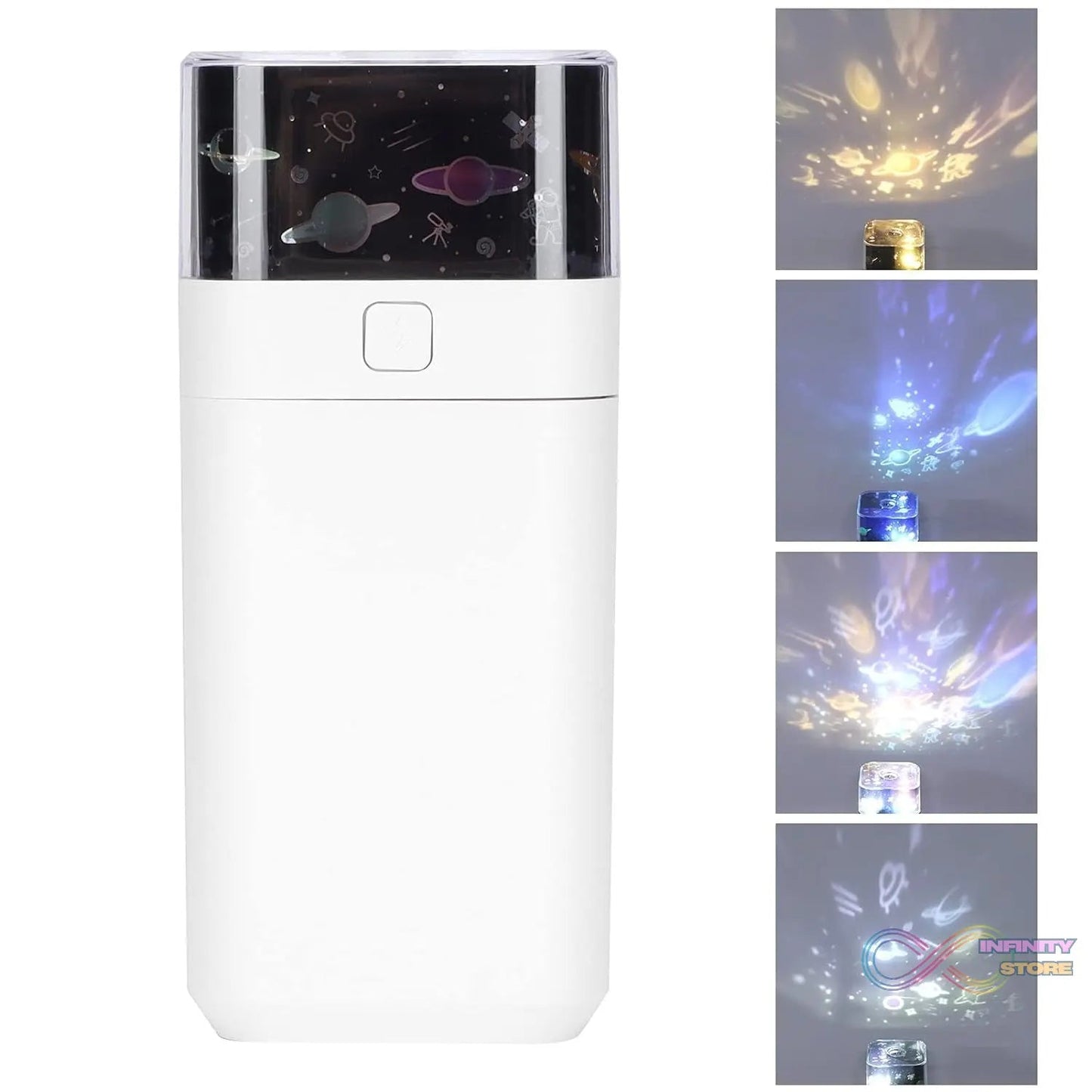 Star Night Light Projector Humidifier (300ml): Ultrasonic, LED Night Light, Kids Room - infinityexculsivestore.com