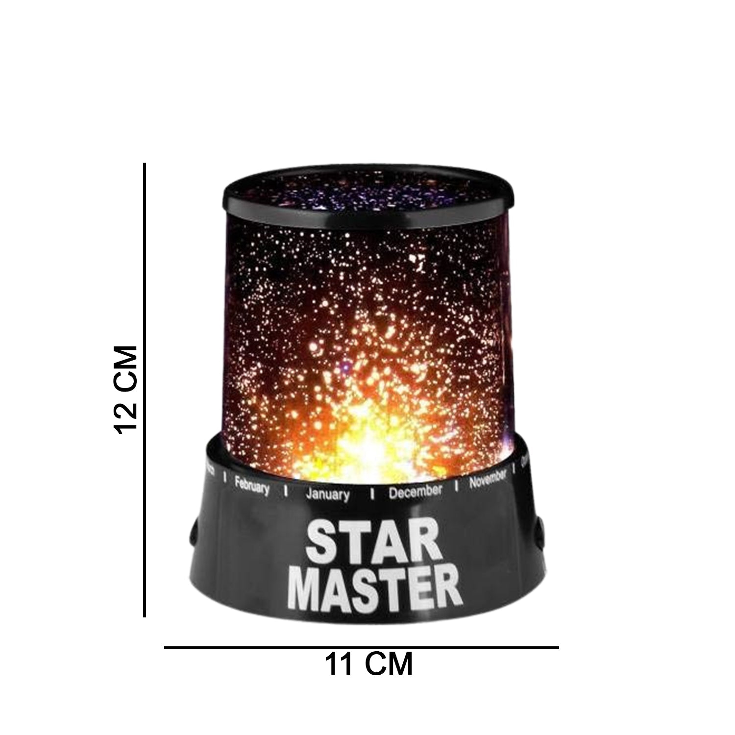 Star Night Light Projector Lighting USB Lamp Led Projection LED Night (Battery & Cable Not Included) - infinityexculsivestore.com