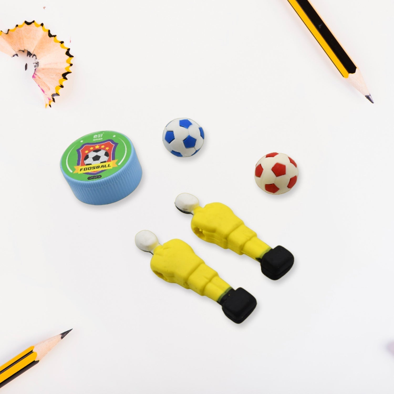Stationary Kit Football & Basketball Theme Stationary Set For Kids, Pencil, Sharpener, Eraser Set For Kids, Boys & Girls, Birthday Return Gift Stationary Set - infinityexculsivestore.com