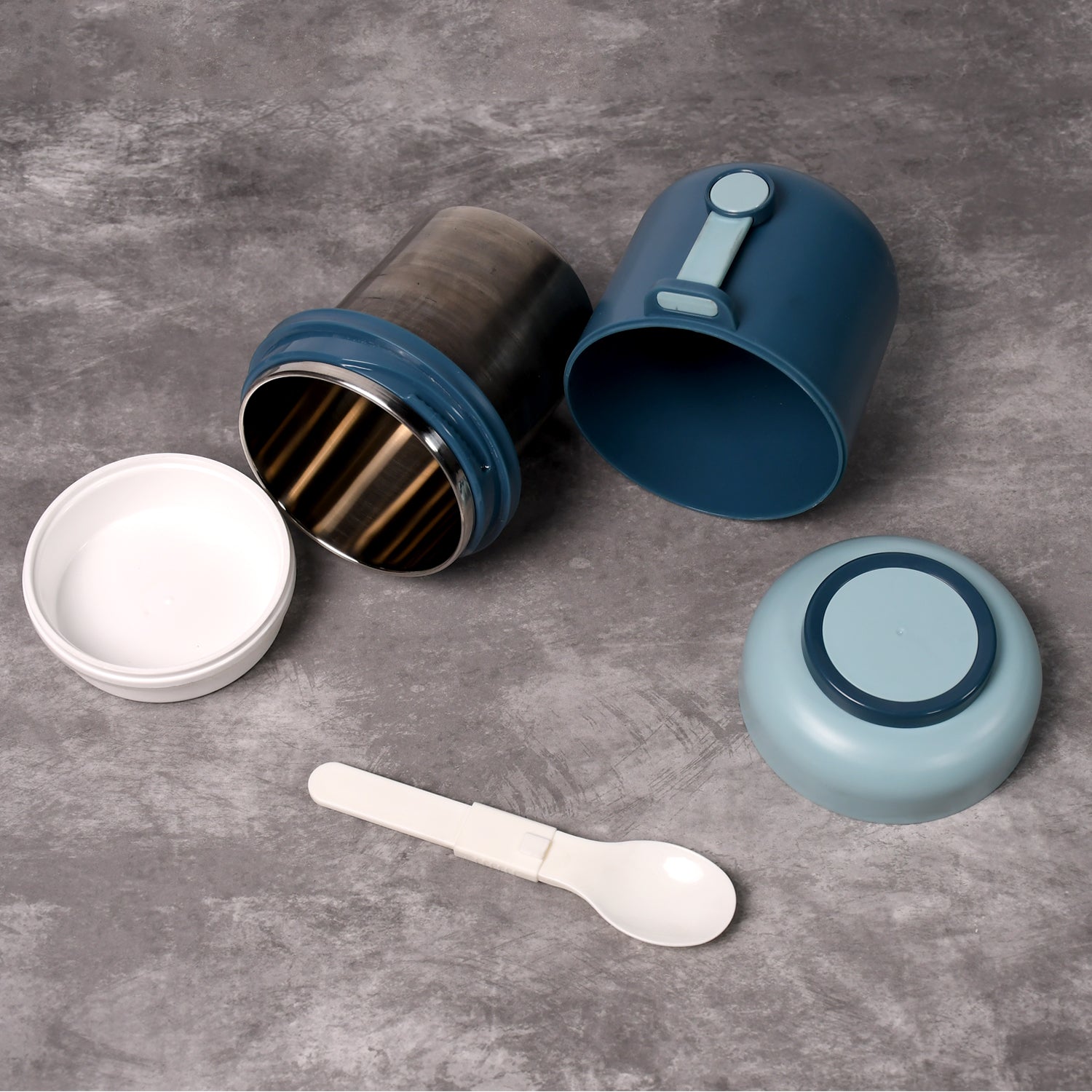 Steel Soup Cup Vacuum Airtight Soup Cup For Home , Office Use ( 550ml ) - infinityexculsivestore.com