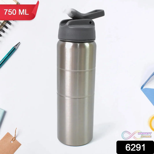 Steel Water Bottle | Fridge Water Bottle with straw (750ML) - infinityexculsivestore.com
