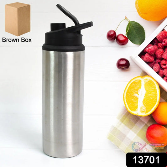 Steel Water Bottle | Sipper Bottle | Fridge Water Bottle Set of 1 (600 ML Approx) - infinityexculsivestore.com