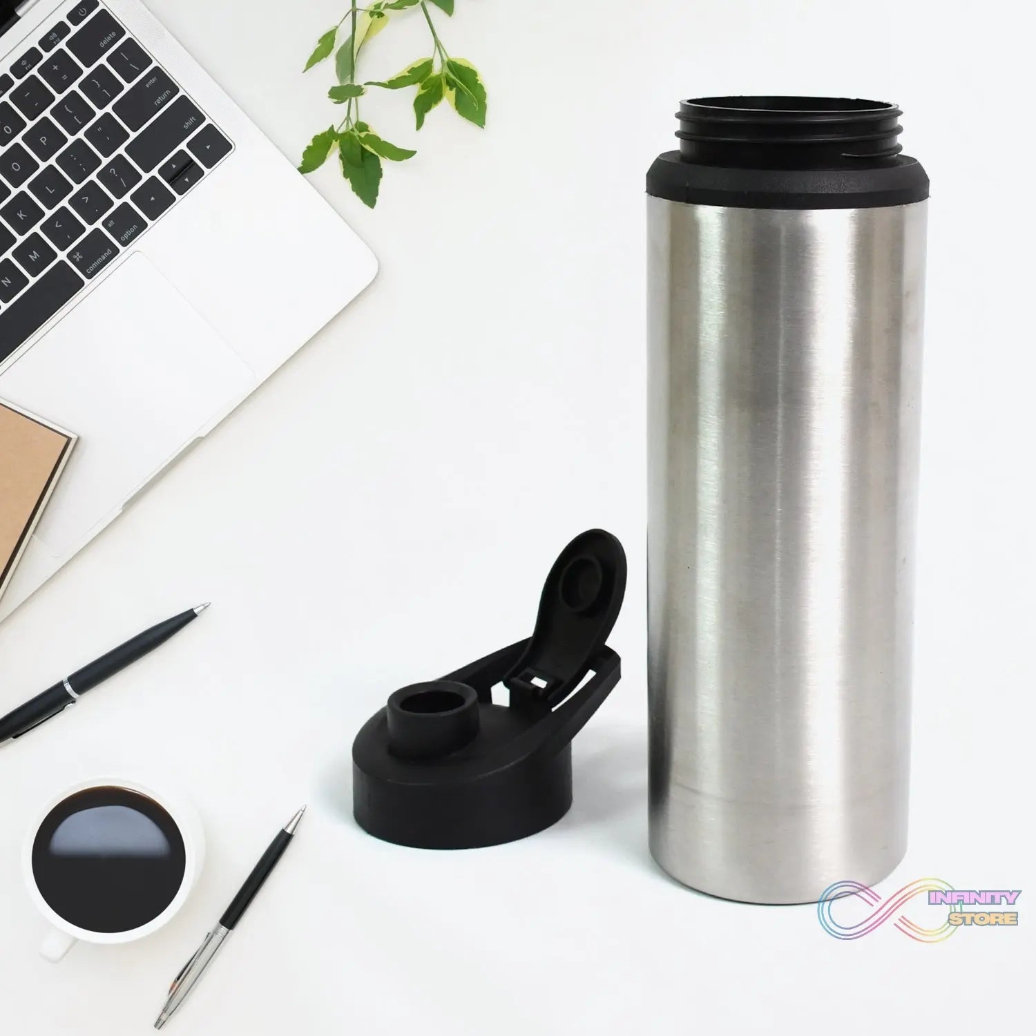 Steel Water Bottle | Sipper Bottle | Fridge Water Bottle Set of 1 (600 ML Approx) - infinityexculsivestore.com