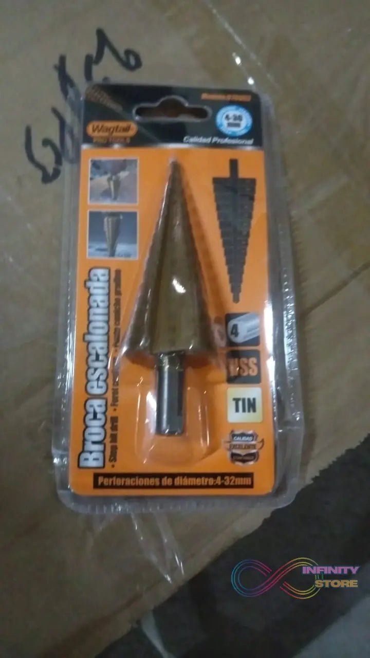 Step Drill Bit For Metal, High - Speed Steel Step Drill Bit (1 Pc / 4 - 32 MM) - infinityexculsivestore.com