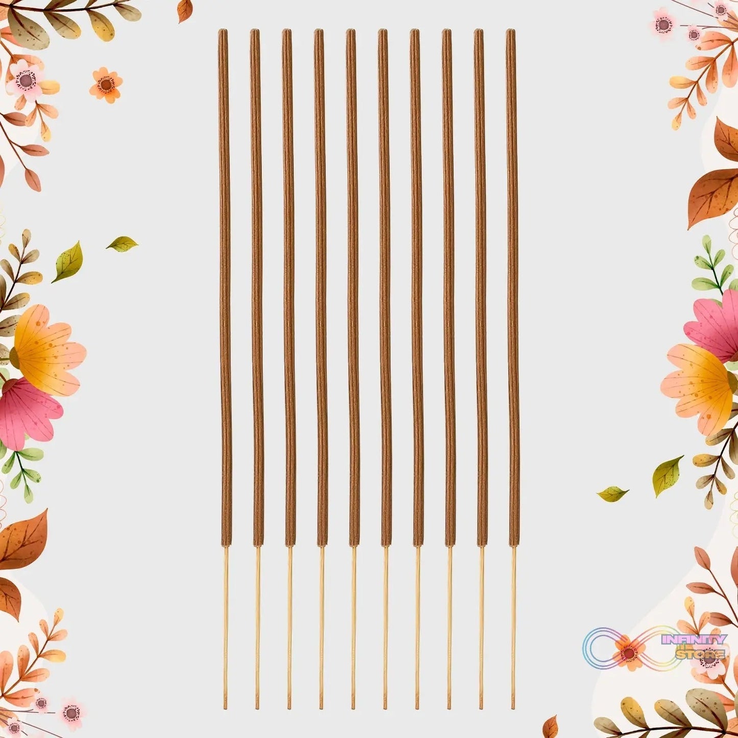 Premium Incense Sticks / Agarbatti for Everyday Use for Home, Office, Meditation and Pooja for Puja, & Other Festive Occassions, Agarbatti (10 Pcs Sticks / 40 Cm / Stand not included / Mix Flavor) - infinityexculsivestore.com