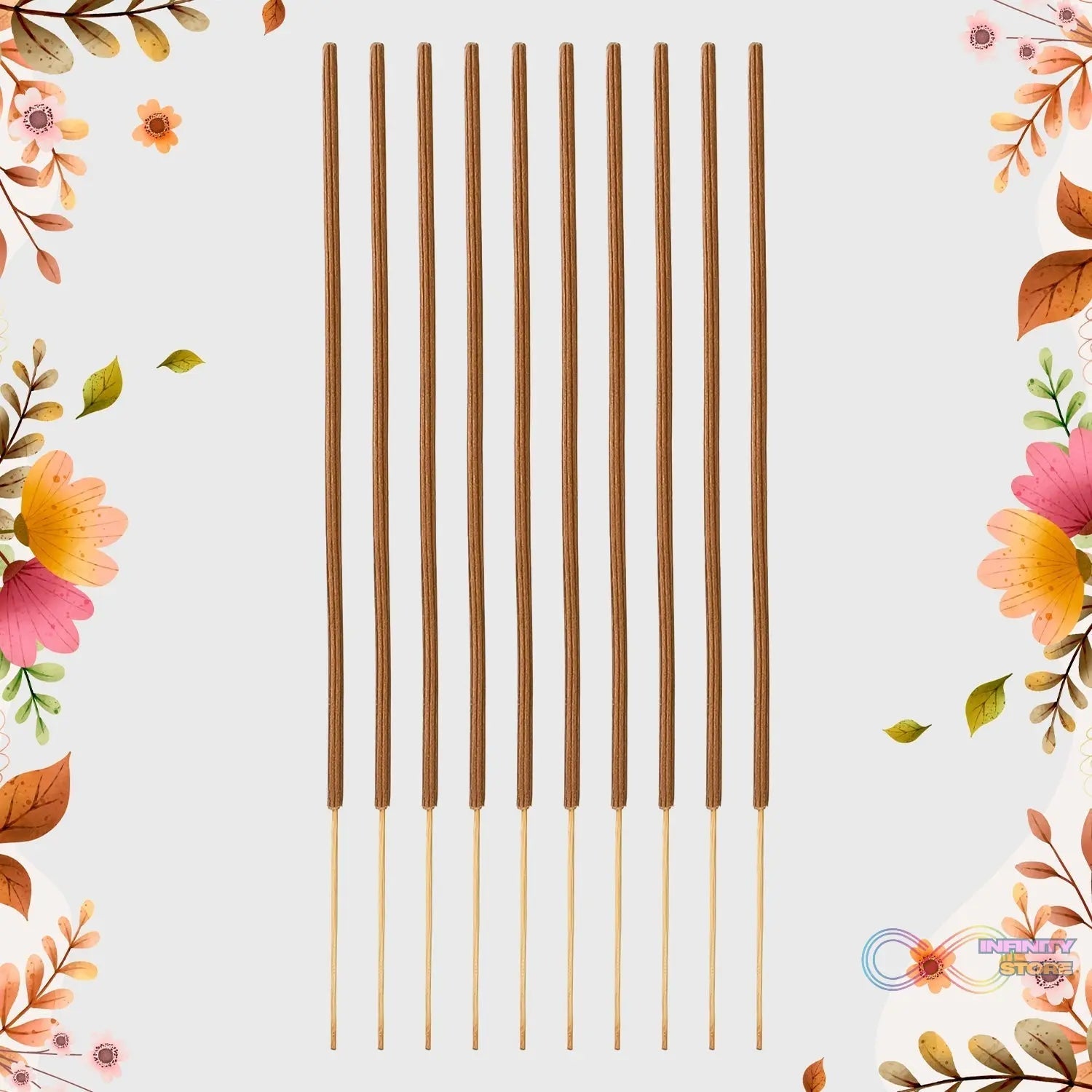 Premium Incense Sticks / Agarbatti for Everyday Use for Home, Office, Meditation and Pooja for Puja, & Other Festive Occassions, Agarbatti (10 Pcs Sticks / 40 Cm / Stand not included / Mix Flavor) - infinityexculsivestore.com