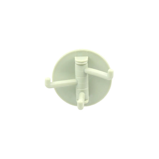 Sticky Hook Household Strong Punch - Free Hook, 180Β°Foldable Multi - Function Rotatable Hook with 3 Hooks, Suitable for Bathroom, Office (1 Pc) - infinityexculsivestore.com