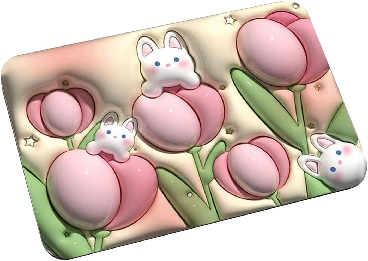 Stone Bath Mat Non Slip Anti Mould 3D Absorbent Bath Mats for Bathroom Stone Bath Mat Quick Dry Shower Mat (60X39CM) - infinityexculsivestore.com