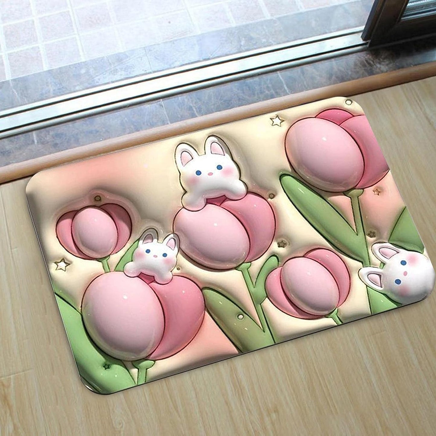 Stone Bath Mat Non Slip Anti Mould 3D Absorbent Bath Mats for Bathroom Stone Bath Mat Quick Dry Shower Mat (60X39CM) - infinityexculsivestore.com