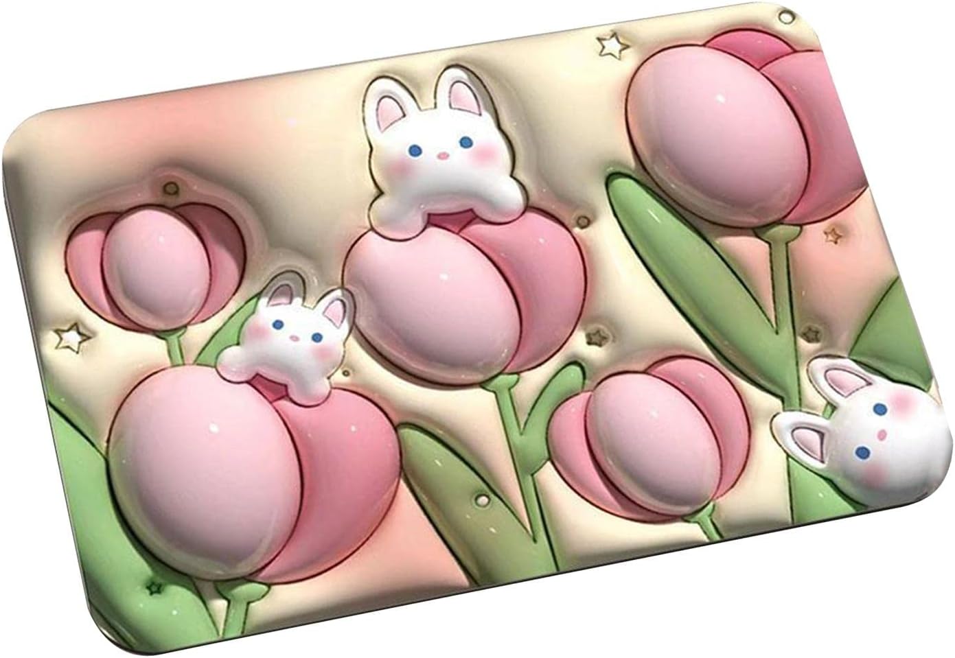 Stone Bath Mat Non Slip Anti Mould 3D Absorbent Bath Mats for Bathroom Stone Bath Mat Quick Dry Shower Mat (60X39CM) - infinityexculsivestore.com