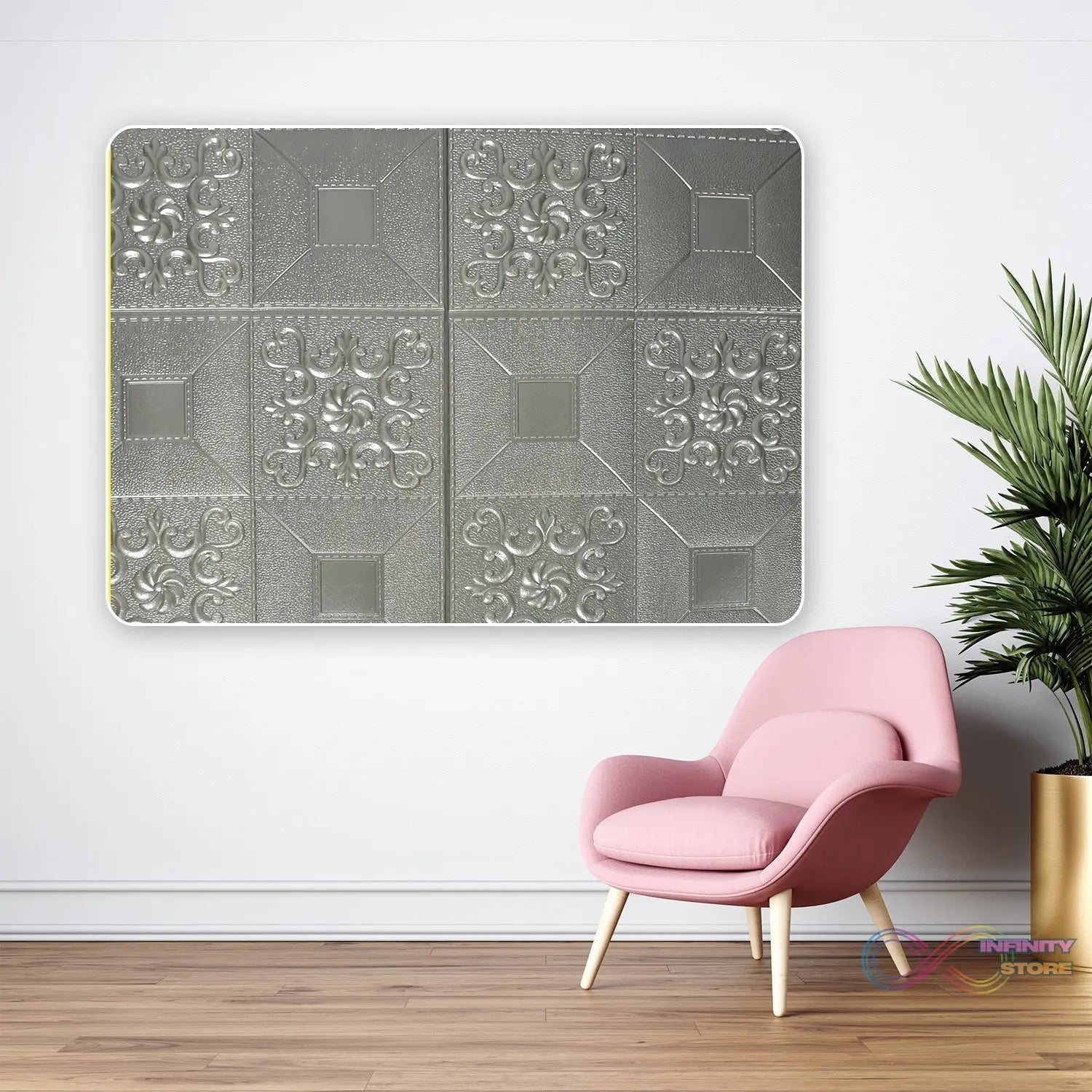 Stone Design Wallpaper 3D Foam Wallpaper Sticker Panels I Ceiling Wallpaper For Living Room Bedroom I Furniture, Door I Foam Tiles - infinityexculsivestore.com