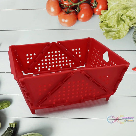 Storage Basket Box with Holes Ventilated Design (23×20 Cm / 1 Pc) - infinityexculsivestore.com