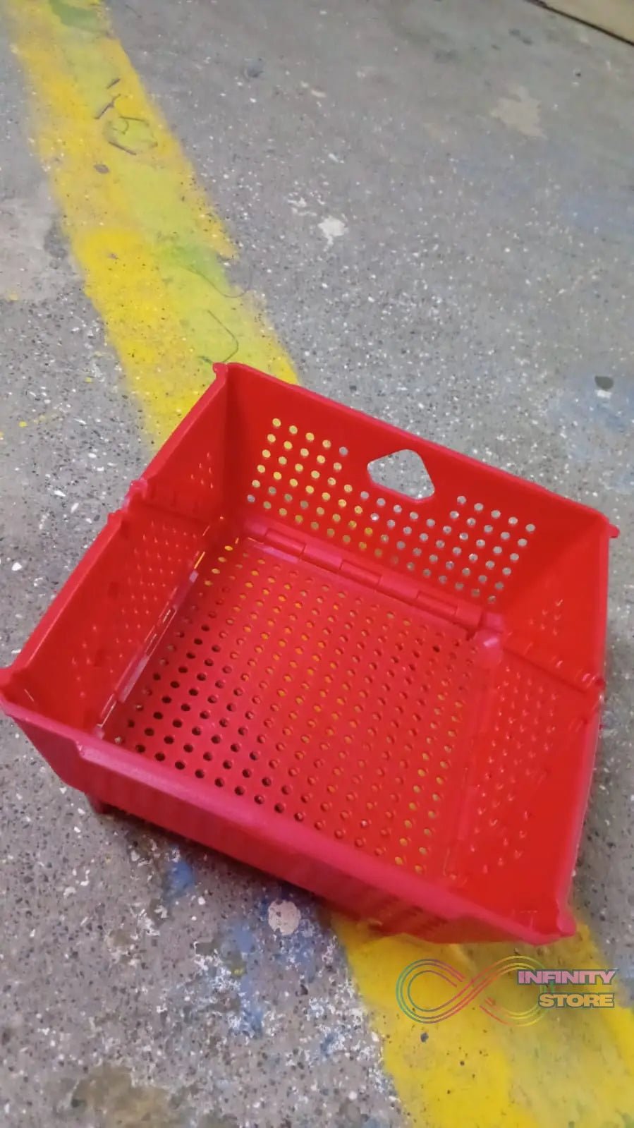 Storage Basket Box with Holes Ventilated Design (23×20 Cm / 1 Pc) - infinityexculsivestore.com