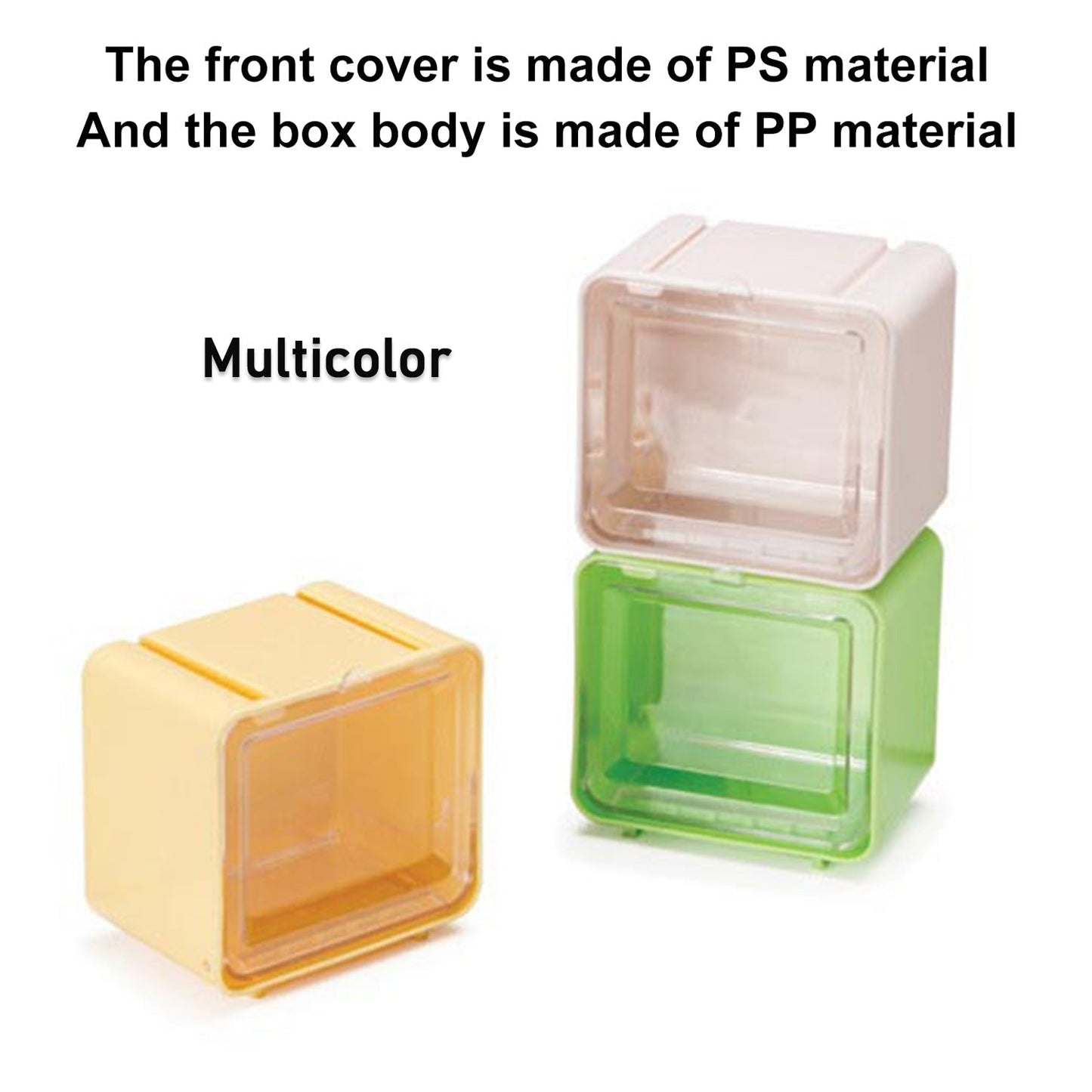 Storage Box Storage Container Tape Storage Boxes Durable Convenient Plastic Transparent Lid Visible Tape Storage Box / Case for Office - infinityexculsivestore.com