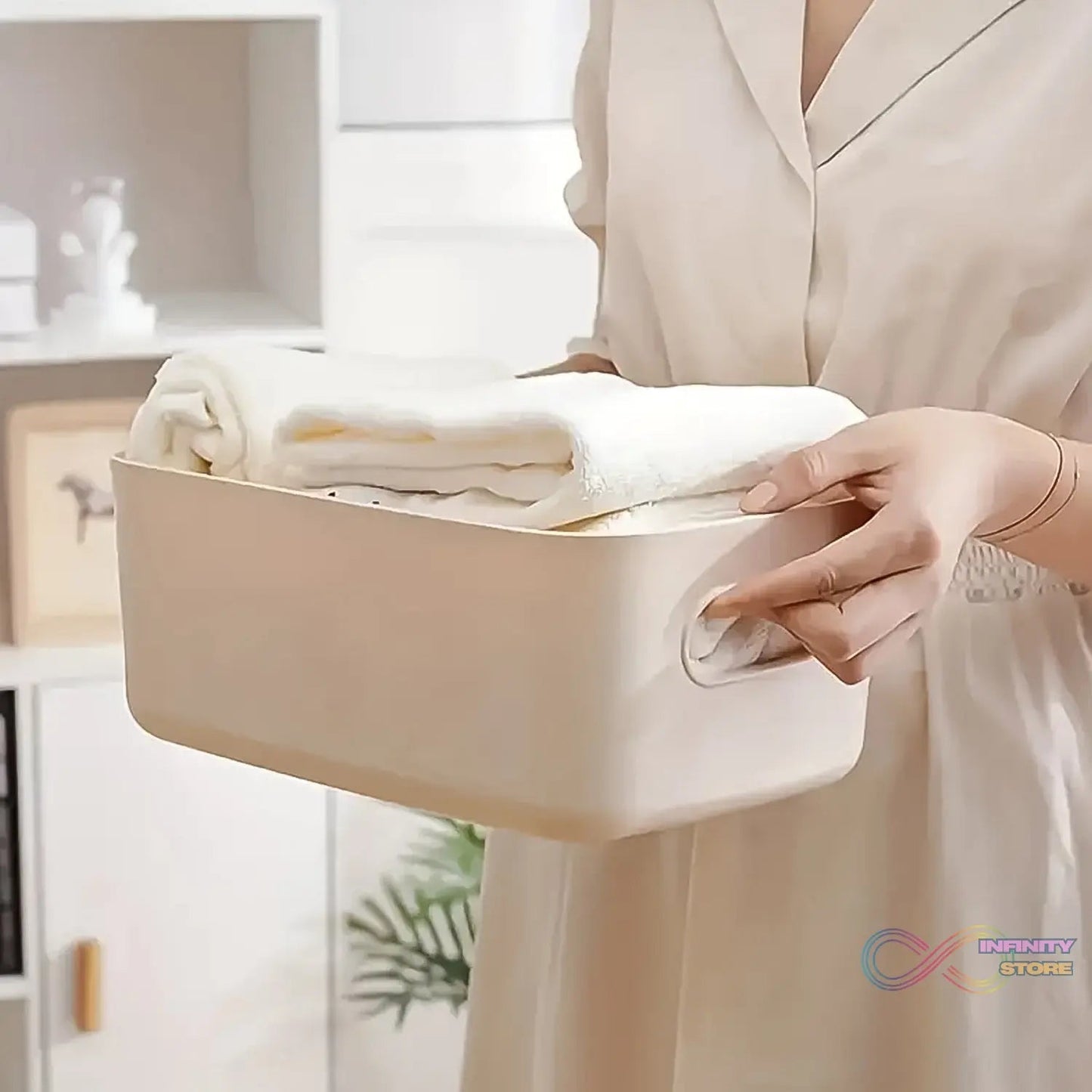 Storage Boxes Plastic Kitchen Storage Baskets (1 Pc / 21×15 Cm) - infinityexculsivestore.com
