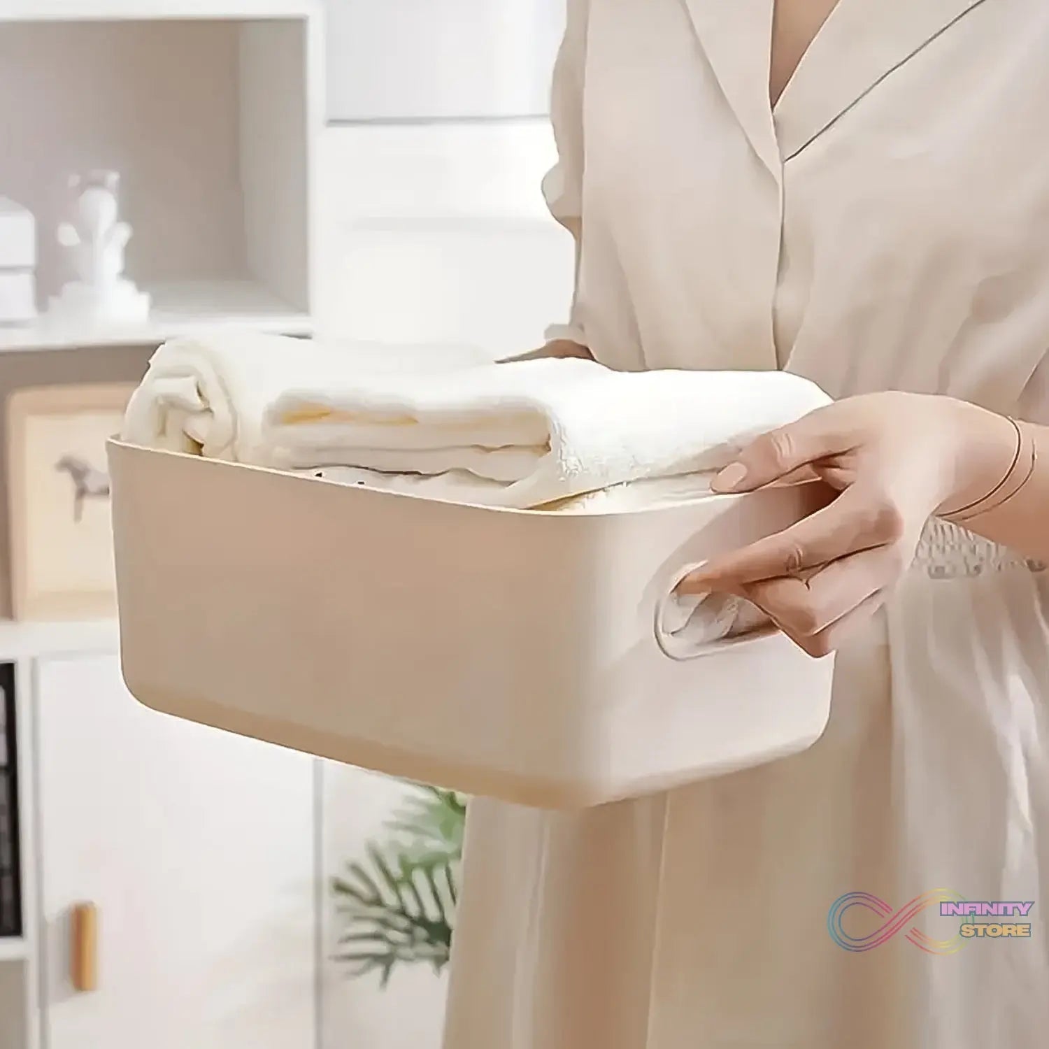 Storage Boxes Plastic Kitchen Storage Baskets (1 Pc / 21×15 Cm) - infinityexculsivestore.com