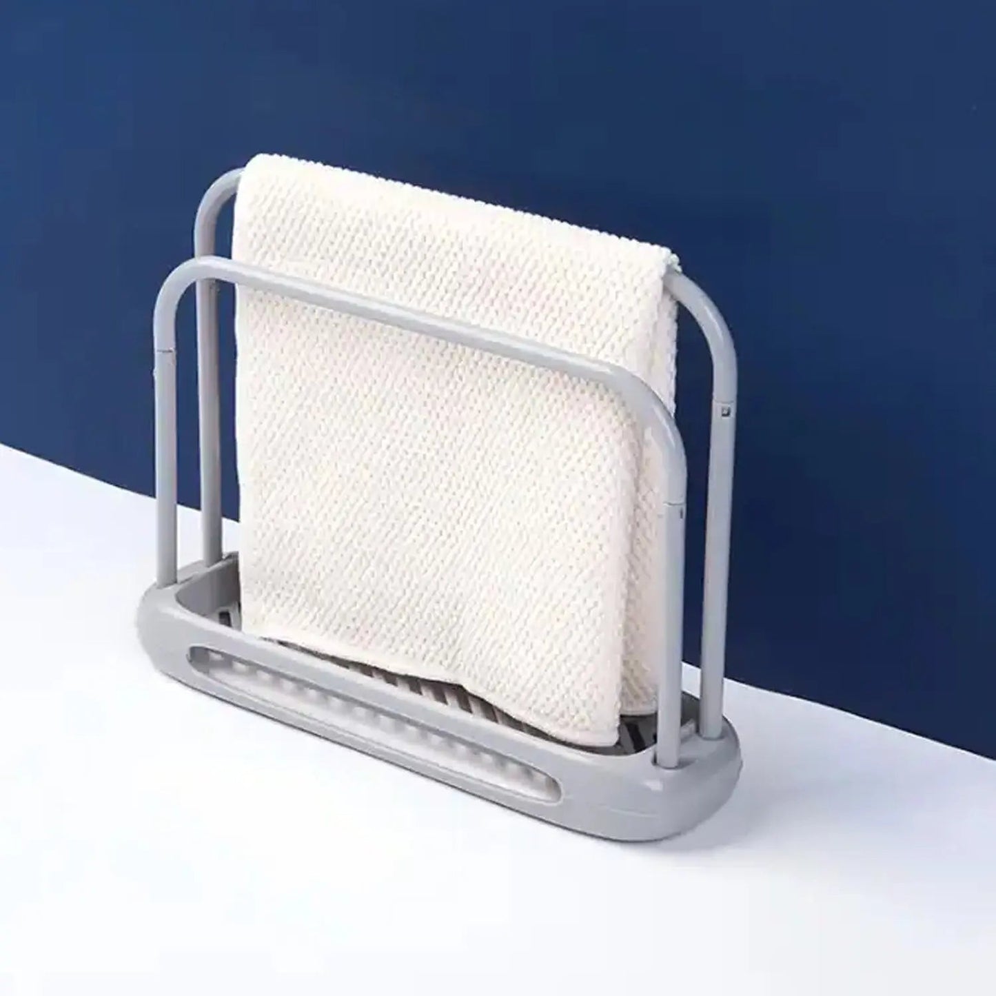 Storage Rack Kitchen Storage Holder Dish Towel Holder Dishcloth Rack Organizer Pool, Dishcloth Drying Rack Sink Rag Holder Towel (1 Pc) - infinityexculsivestore.com
