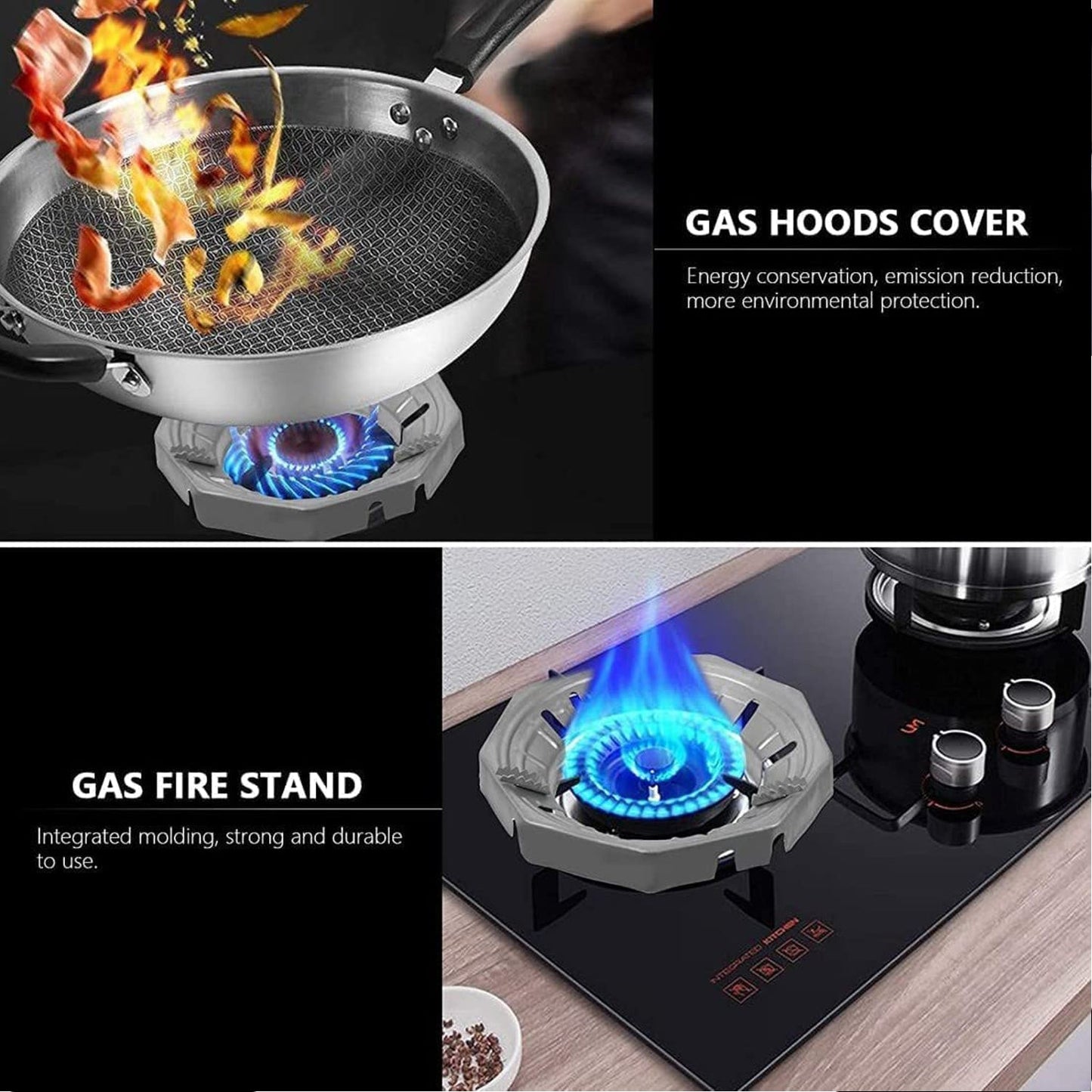 Stove Trivets Windscreen for Kitchen Wok Support Ring Cooktop Range Pan Holder Stand Stove Rack. - infinityexculsivestore.com