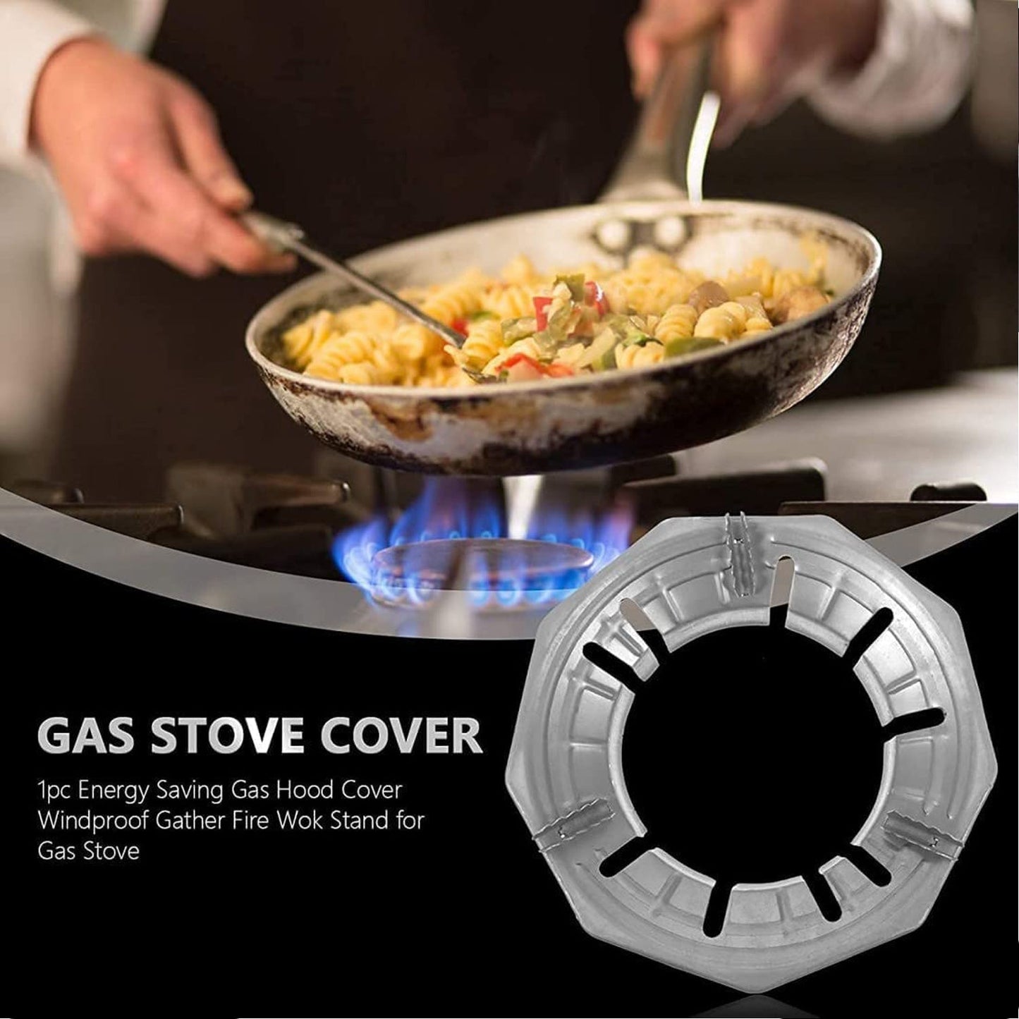 Stove Trivets Windscreen for Kitchen Wok Support Ring Cooktop Range Pan Holder Stand Stove Rack. - infinityexculsivestore.com