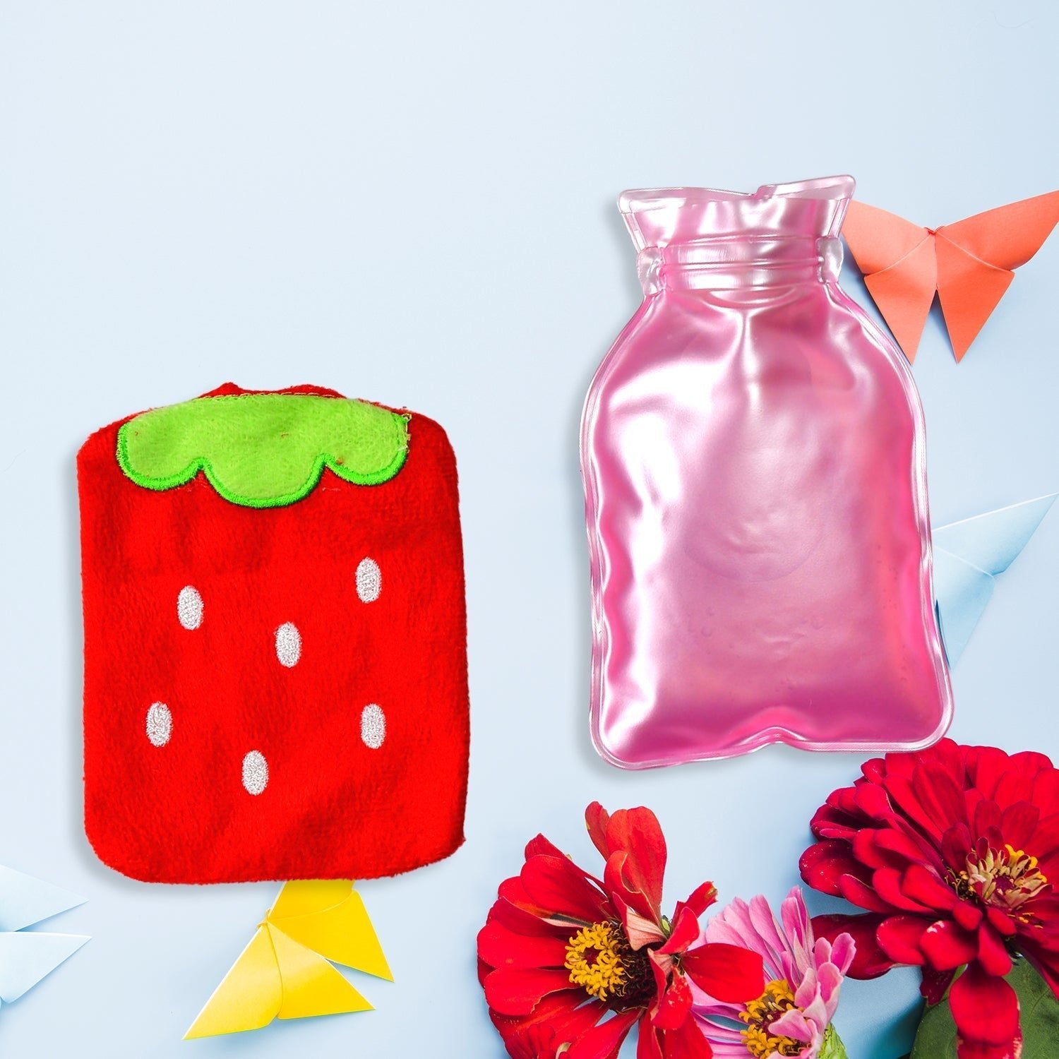 Strawberry Design Relief: Mini Hot Water Bag for Neck & Shoulders - infinityexculsivestore.com