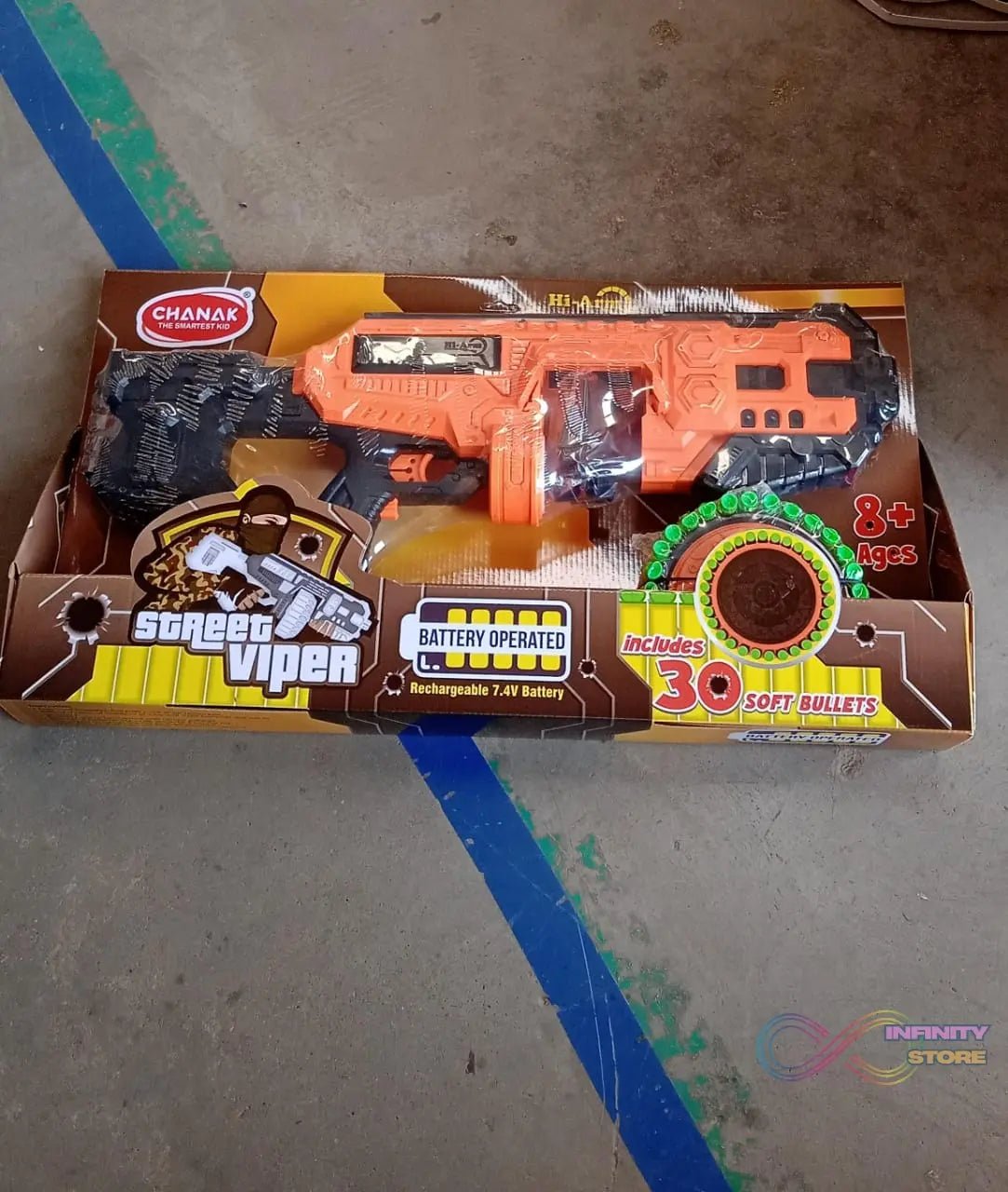 Street Viper Gun With 30 Soft Bullets (1 Set) - infinityexculsivestore.com