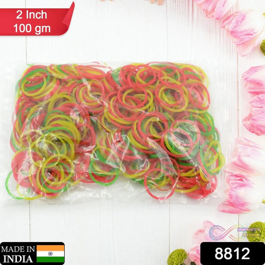 Strong & Reusable Rubber Bands: Multicolor for Office, Home & School - infinityexculsivestore.com