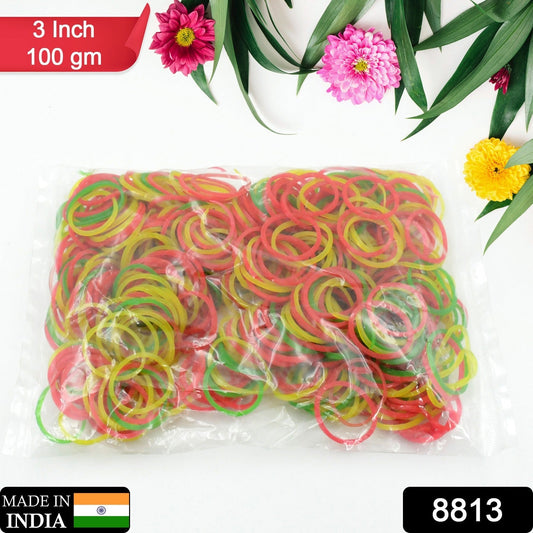 Strong & Reusable Rubber Bands: Multicolor for Office, Home & School - infinityexculsivestore.com