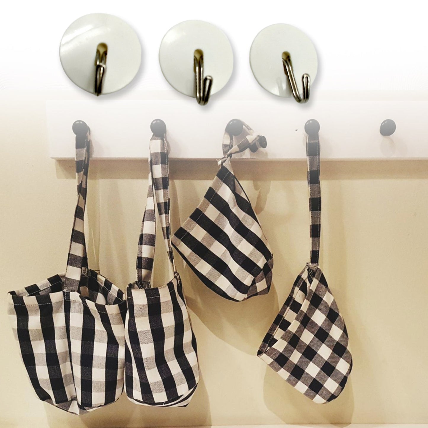 Strong Self - Adhesive Hooks (2 Pc): Heavy Duty, Waterproof, All - Purpose - infinityexculsivestore.com