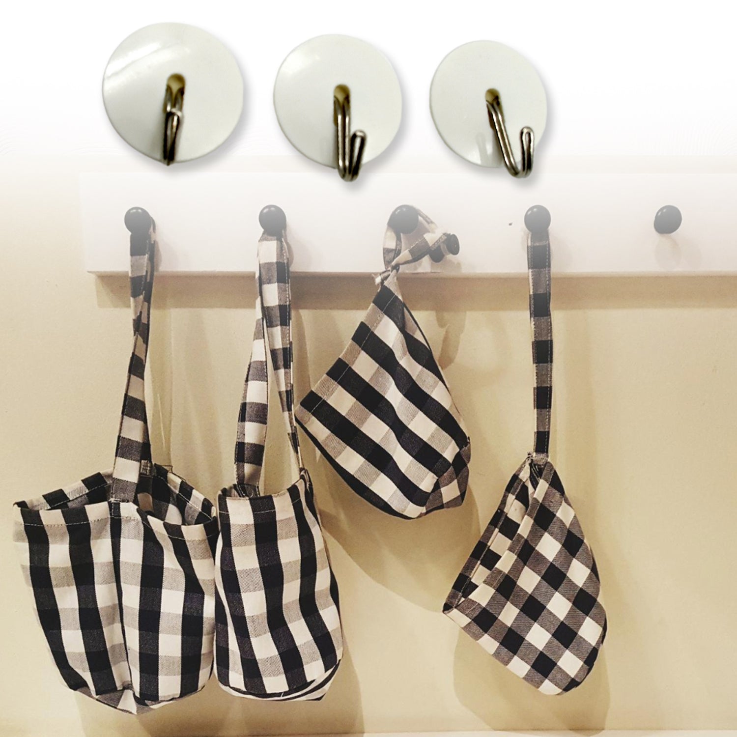 Strong Self - Adhesive Hooks (2 Pc): Heavy Duty, Waterproof, All - Purpose - infinityexculsivestore.com