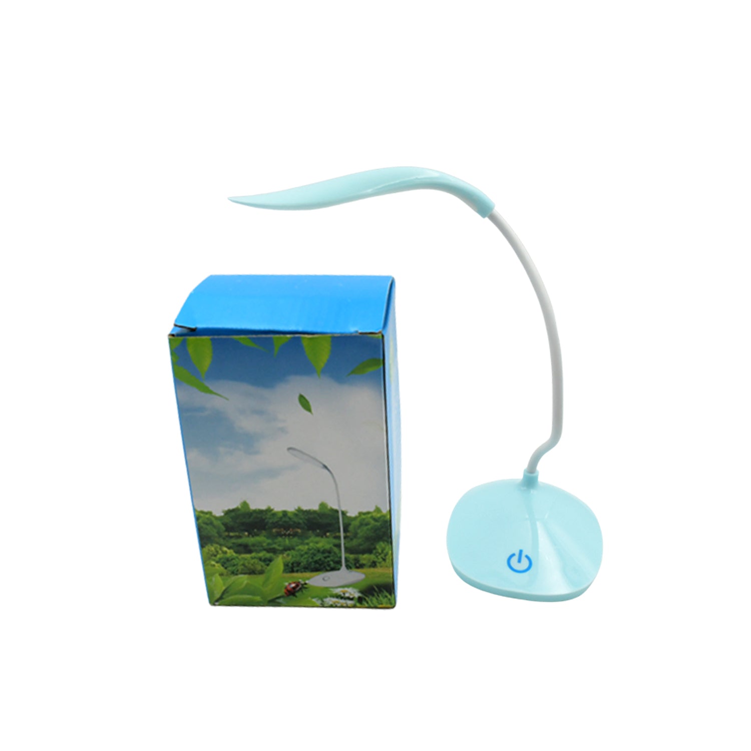 Study lamp Led Touch On Off Switch Student Study Reading Dimmer Led Table Lamps White Desk Light Lamp - infinityexculsivestore.com
