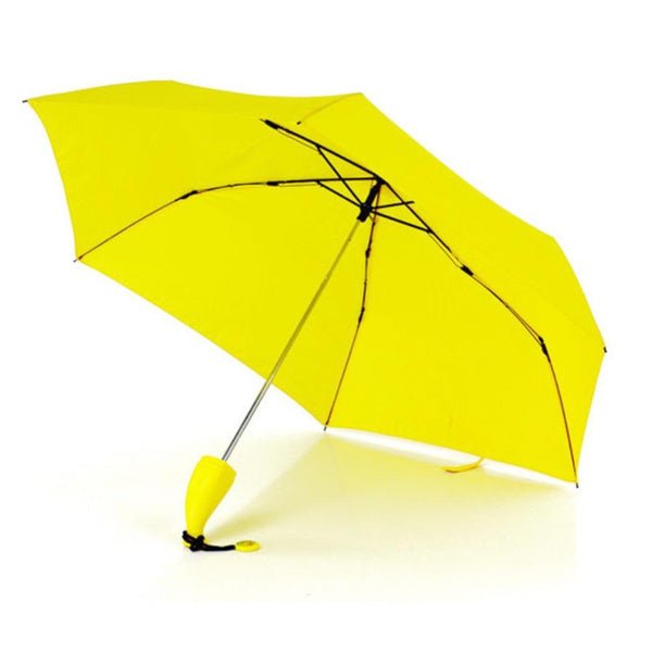 Stylish Banana Shaped Mini Foldable Umbrella - infinityexculsivestore.com