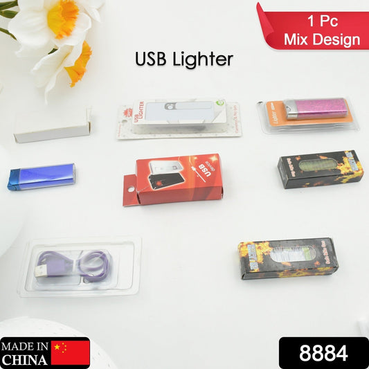 Stylish Electric USB Lighter for Men & Women (Rechargeable, Windproof) - infinityexculsivestore.com