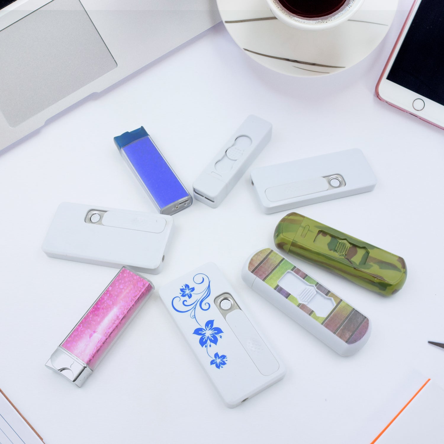 Stylish Electric USB Lighter for Men & Women (Rechargeable, Windproof) - infinityexculsivestore.com