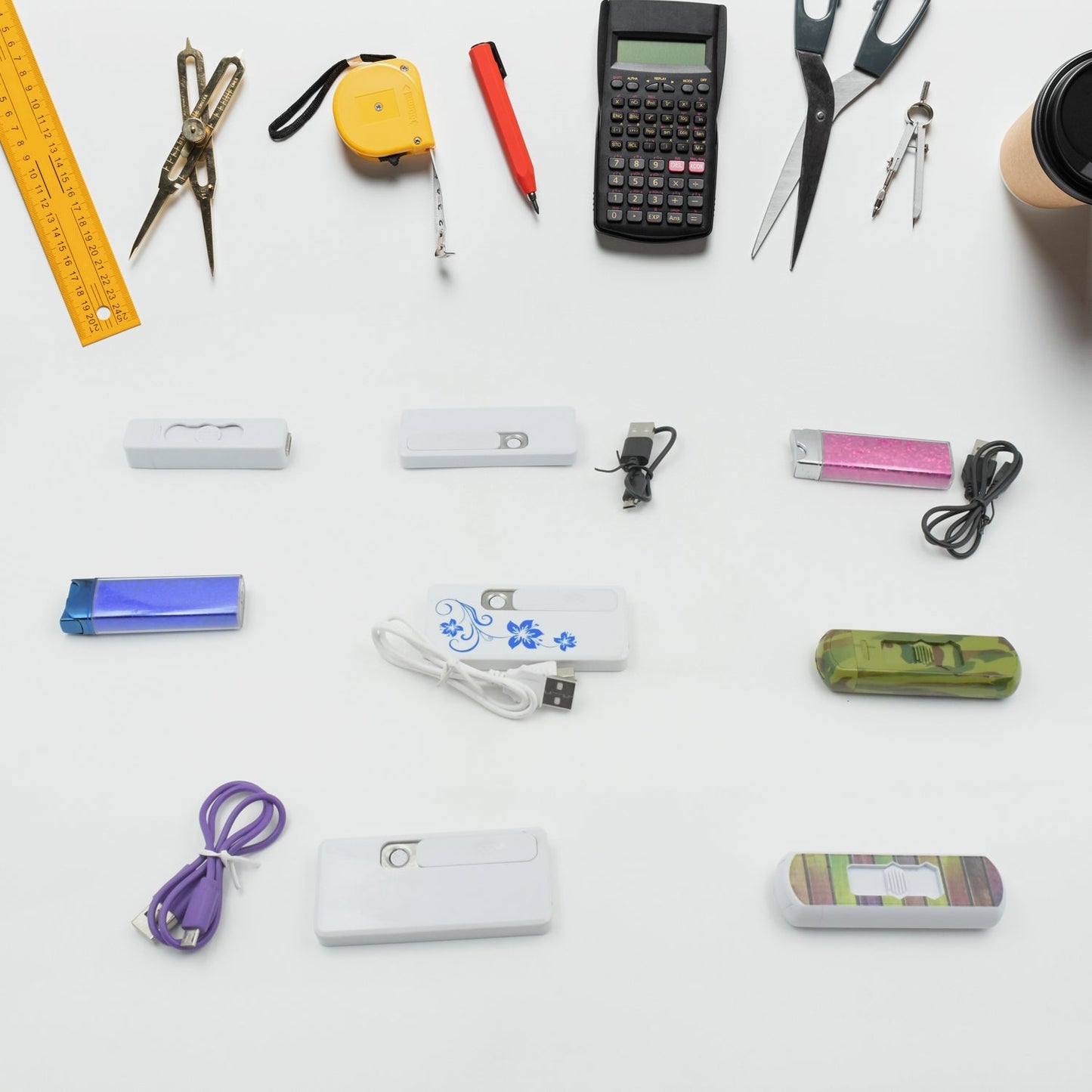 Stylish Electric USB Lighter for Men & Women (Rechargeable, Windproof) - infinityexculsivestore.com