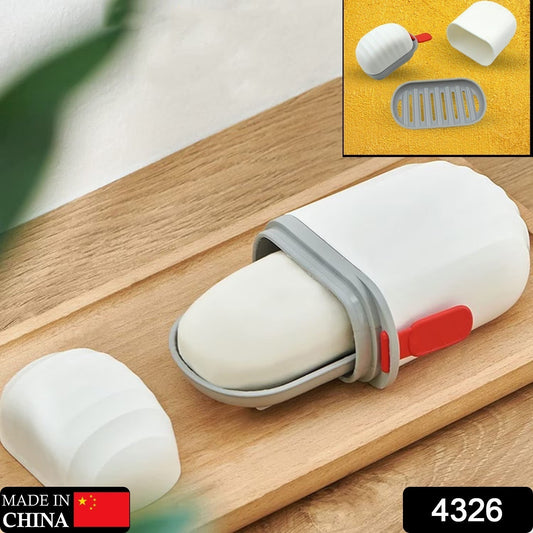 Stylish and Practical Soap Holder for Travel Soap Box With Secure Seal and Non Leak Design Stylish Soap Box for Home, Bathroom, Hiking, Travel, Camping Capsule Soap Box (1 Pc) - infinityexculsivestore.com