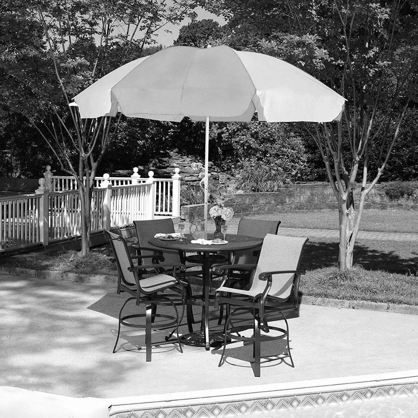 Sun Protection Water Proof Fabric Polyester Garden Umbrella for Beach, Lawn - infinityexculsivestore.com