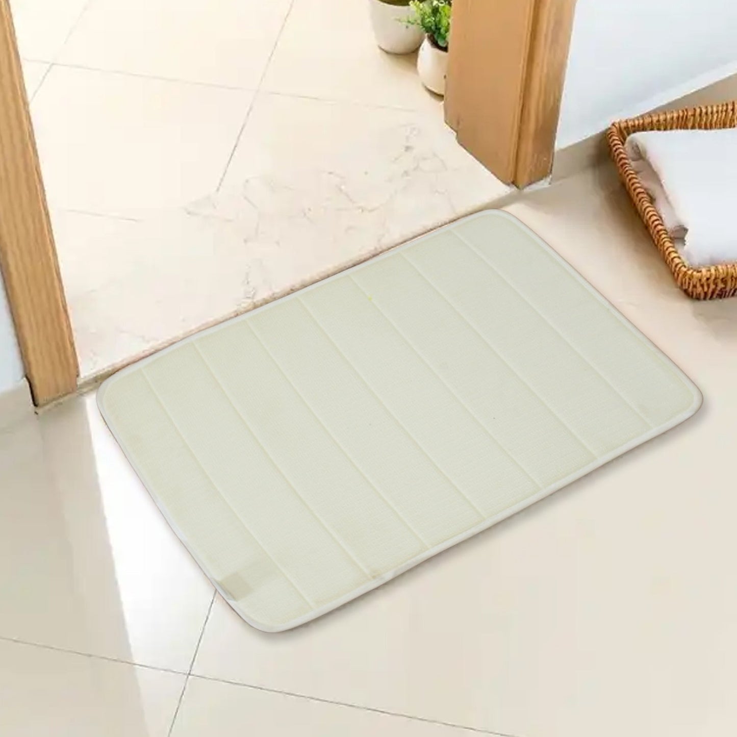 Super Absorbent Floor Mat Non - Slip Mat, Bath Mat, Instant Drying Mat, Bathroom Rug, Absorbent Bath Mat, Suitable for Bathroom, Kitchen, Door Mat - infinityexculsivestore.com