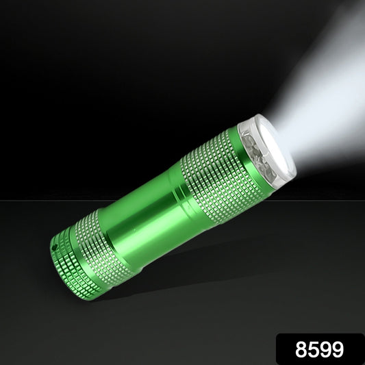 Super - Bright Mini 9 LED Bulb Pocket Torches - Small Torch Flashlight for Camping, Hiking, DIY, Travelling, Outdoors and MoreΒ 3 Battery operated (Battery not included / 1 pc) - infinityexculsivestore.com