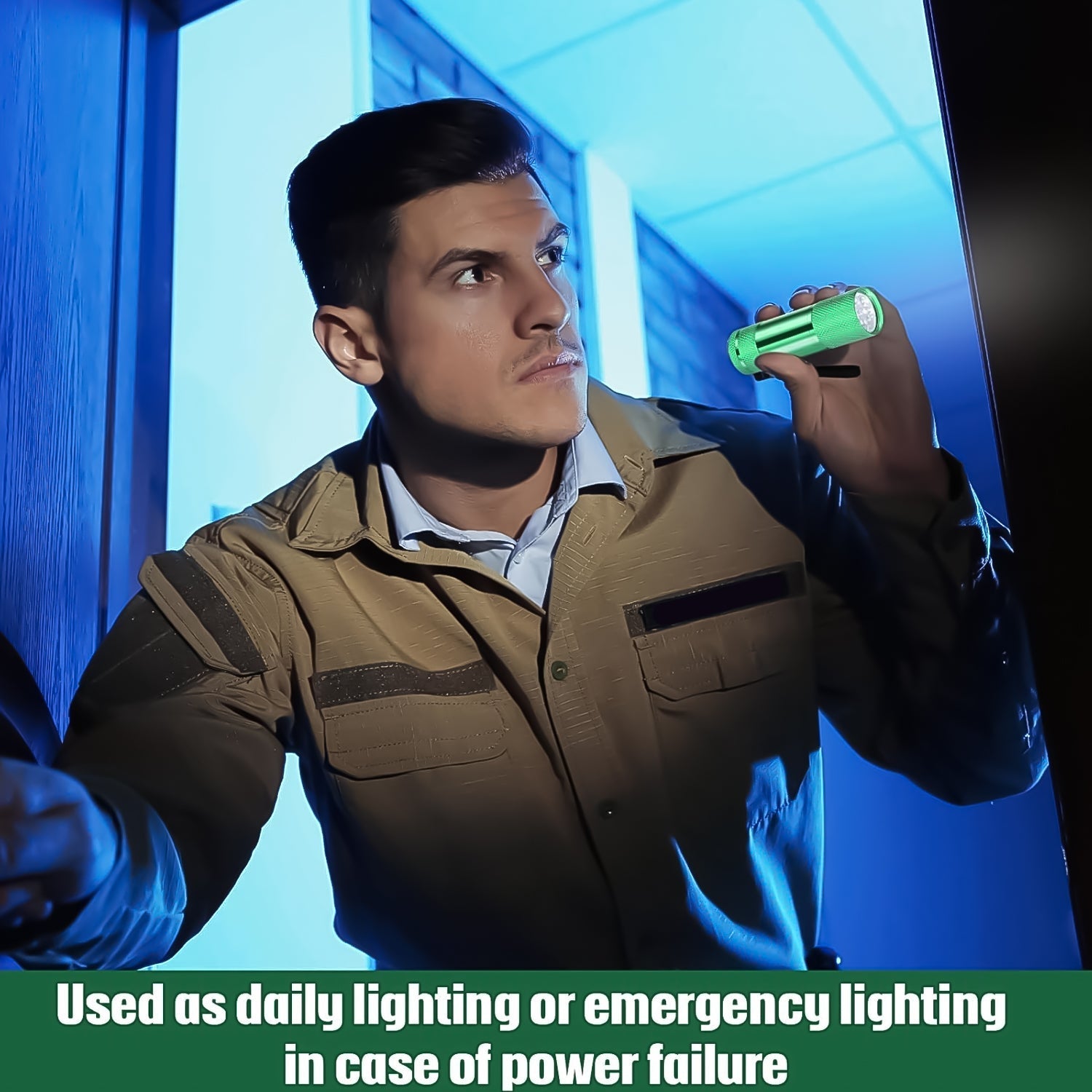 Super - Bright Mini 9 LED Bulb Pocket Torches - Small Torch Flashlight for Camping, Hiking, DIY, Travelling, Outdoors and More 3 Battery operated (Battery not included / 1 pc) - infinityexculsivestore.com