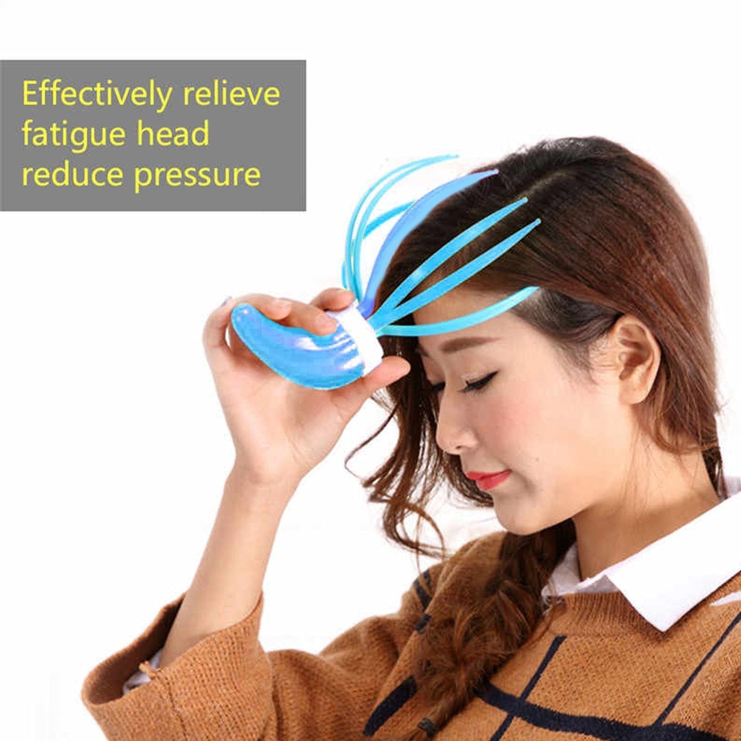Super Life refreshing Head Massager Hand Grip - infinityexculsivestore.com