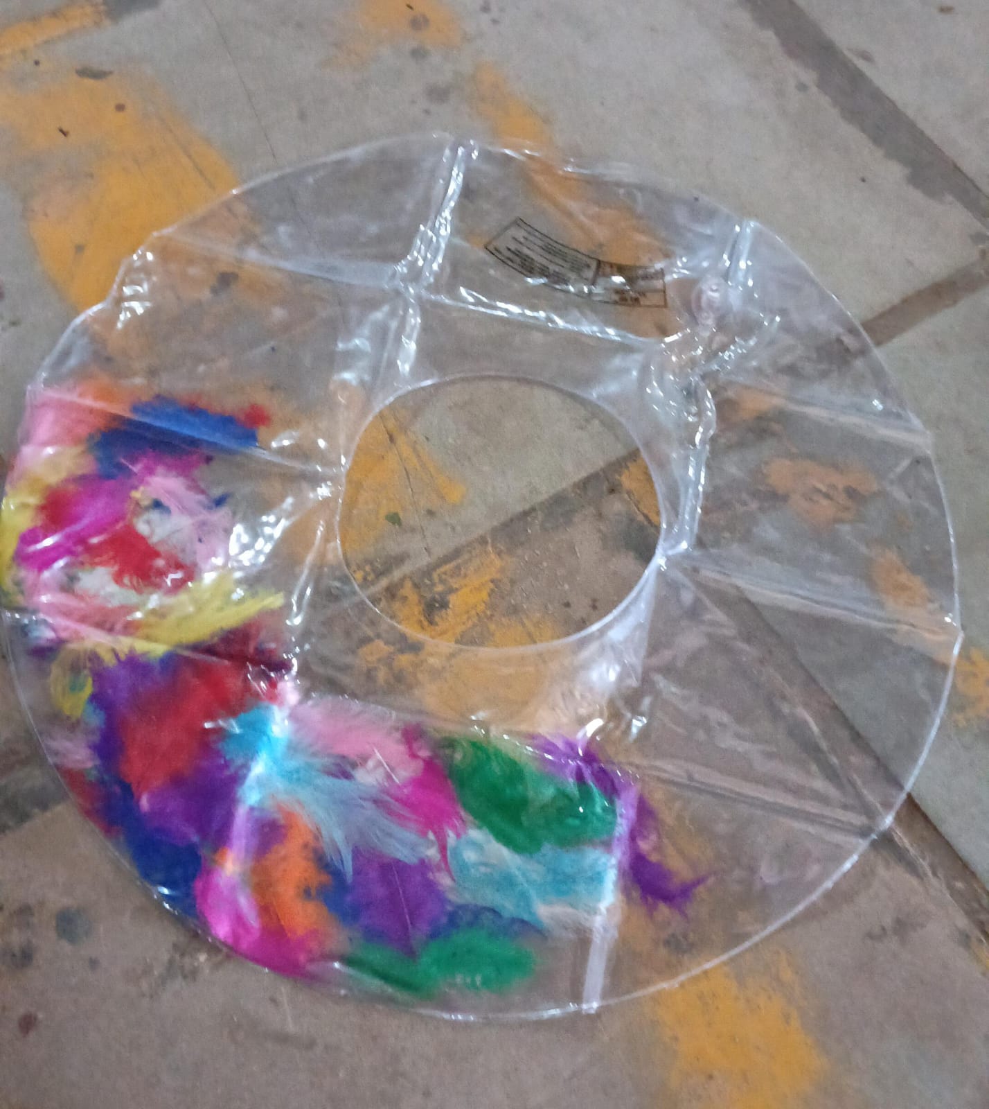 Swim Ring, For Adults, Conveniently Portable, Feathers, Swimming Ring, For Water Play, For Beaches, Swimming, Summer Vacation, Women's, Men's (1 Pc) - infinityexculsivestore.com
