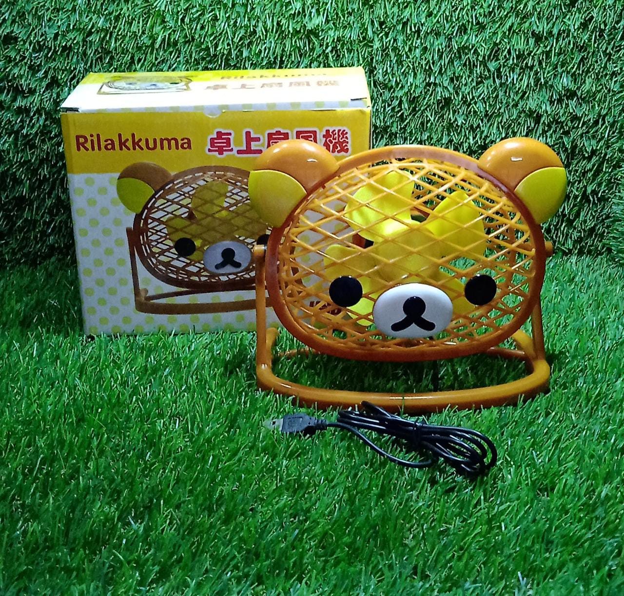 TEDDY BEAR PORTABLE FAN ADJUSTABLE USB FAN SUITABLE FOR HOME , OFFICE , CAR, & MULTI USE FAN - infinityexculsivestore.com