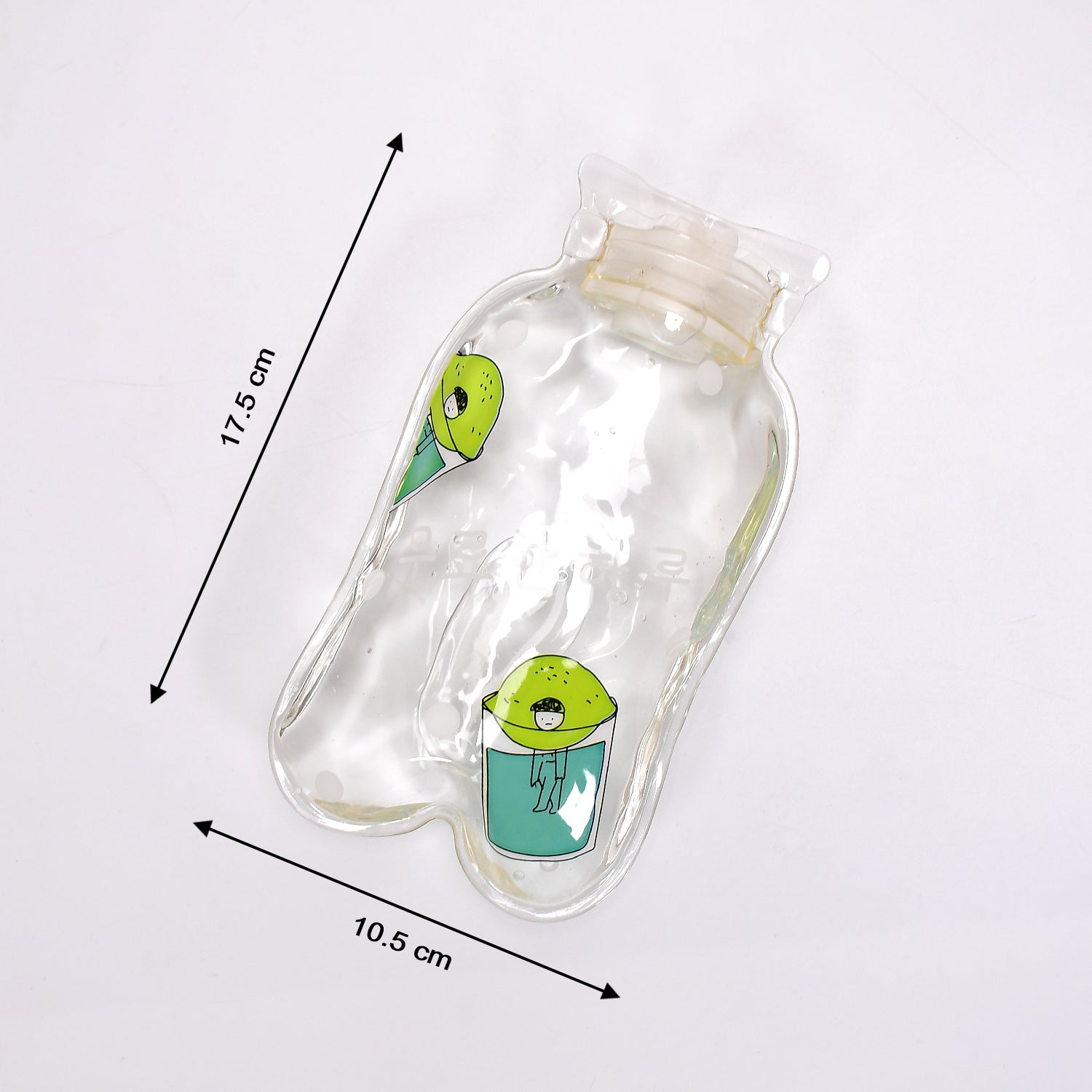 TRANSPARENT MULTI DESIGN SMALL HOT WATER BAG WITH COVER FOR PAIN RELIEF, NECK, SHOULDER PAIN AND HAND, FEET WARMER, MENSTRUAL CRAMPS. - infinityexculsivestore.com